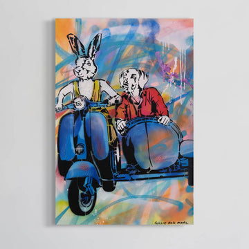 Side by Side Always (Original Painting)