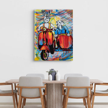 Side by Side Forever (Original Painting)