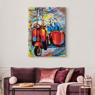 Side by Side Forever (Original Painting)