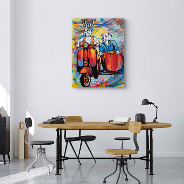 Side by Side Forever (Original Painting)