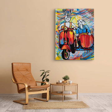 Side by Side Forever (Original Painting)