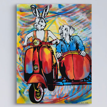 Side by Side Forever (Original Painting)