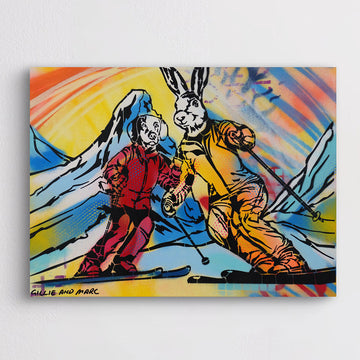 Ski Bunny (Original Painting)