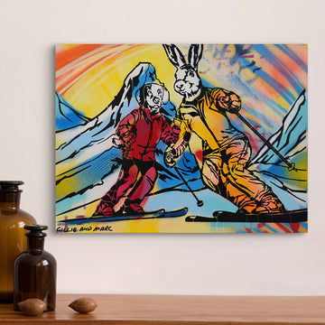 Ski Bunny (Original Painting)