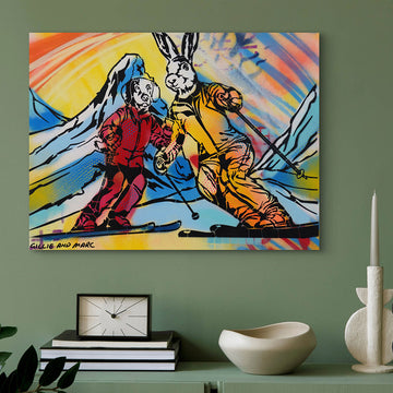 Ski Bunny (Original Painting)