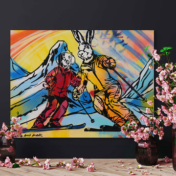 Ski Bunny (Original Painting)