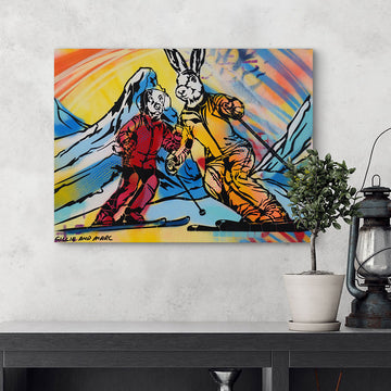 Ski Bunny (Original Painting)