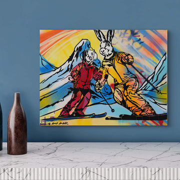 Ski Bunny (Original Painting)