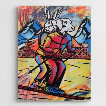 Ski Heaven (Original Painting)