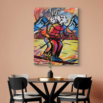 Ski Heaven (Original Painting)