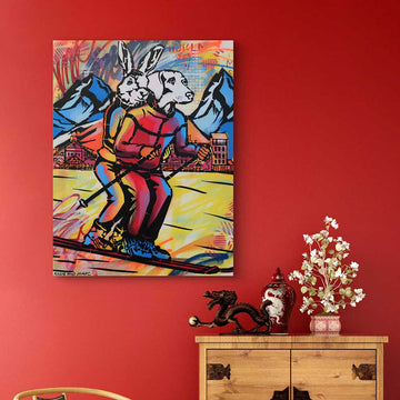 Ski Heaven (Original Painting)