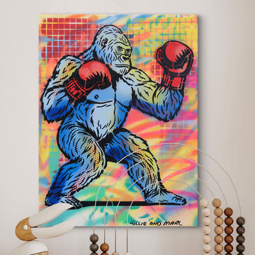 Smashing Gorilla (Original Painting)