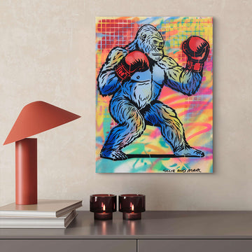 Smashing Gorilla (Original Painting)