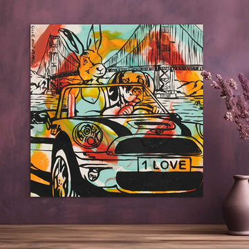 Speeding Was Fun (Original Painting)
