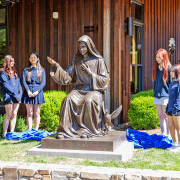 St Scholastica (Bronze Sculpture)
