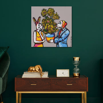 Sunflower Kisses (Original Painting)