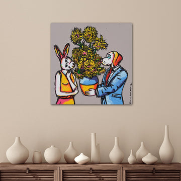 Sunflower Kisses (Original Painting)