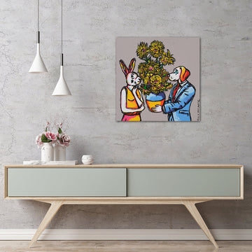 Sunflower Kisses (Original Painting)