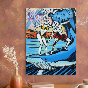 Surf It Baby (Original Painting)