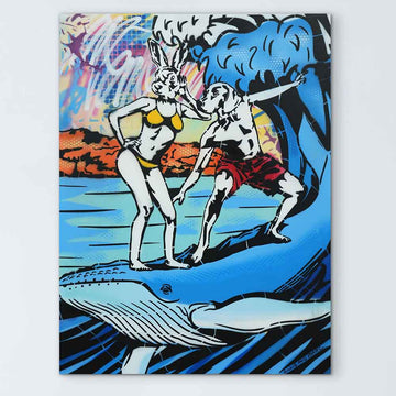 Surf It Baby (Original Painting)