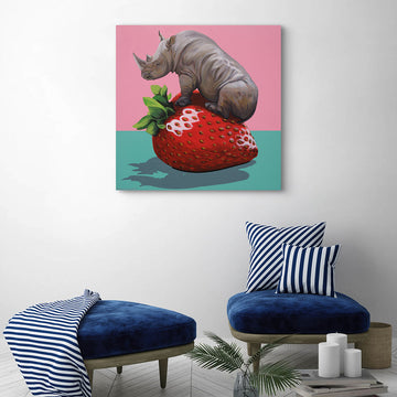 Sweet Rhino (Original Painting)