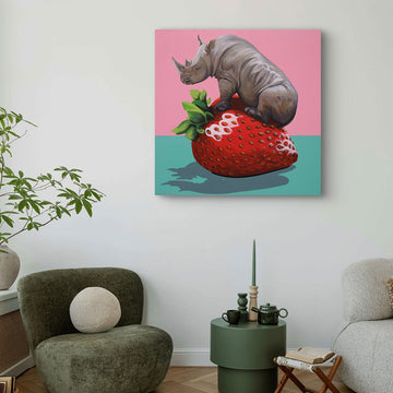 Sweet Rhino (Original Painting)