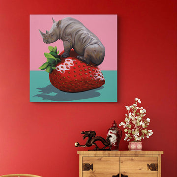 Sweet Rhino (Original Painting)