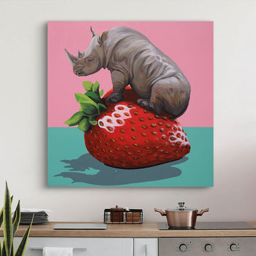 Sweet Rhino (Original Painting)