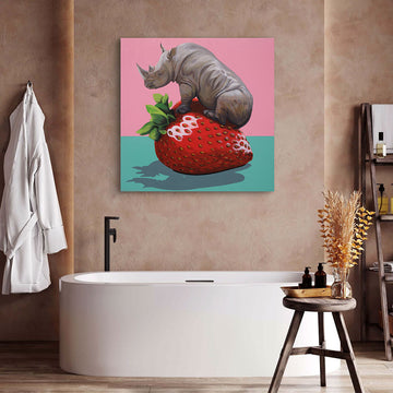 Sweet Rhino (Original Painting)
