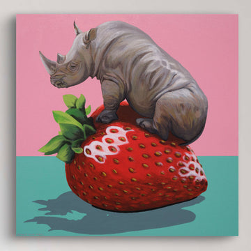 Sweet Rhino (Original Painting)
