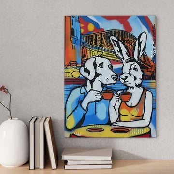 Sydney Coffee Drinkers (Original Painting)