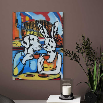 Sydney Coffee Drinkers (Original Painting)