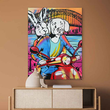 Sydney Explodes at Night (Original Painting)