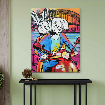 Sydney Explodes at Night (Original Painting)