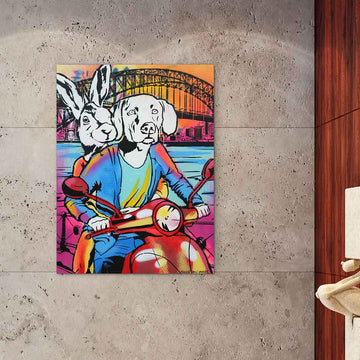 Sydney Explodes at Night (Original Painting)