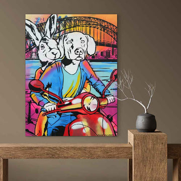 Sydney Explodes at Night (Original Painting)