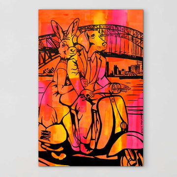 Sydney Sunset (Original Painting)