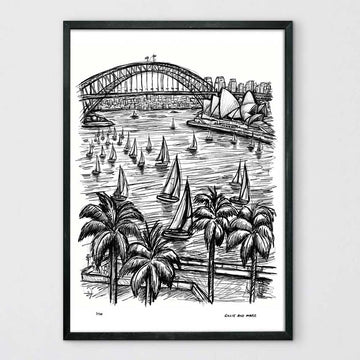 Sydney, My City (Giclee Canvas Print)