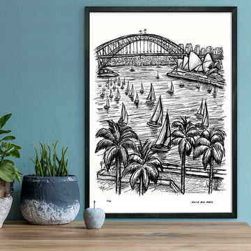 Sydney, My City (Giclee Canvas Print)