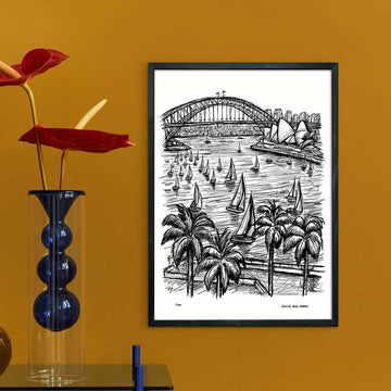 Sydney, My City (Giclee Canvas Print)