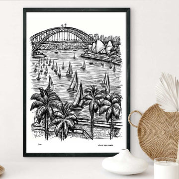 Sydney, My City (Giclee Canvas Print)