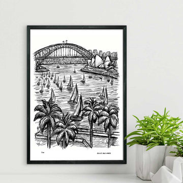 Sydney, My City (Giclee Canvas Print)