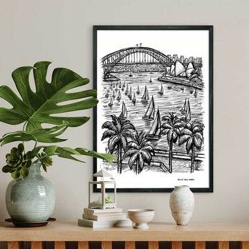 Sydney, My City (Giclee Canvas Print)