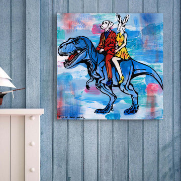 T-Rex Power (Original Painting)