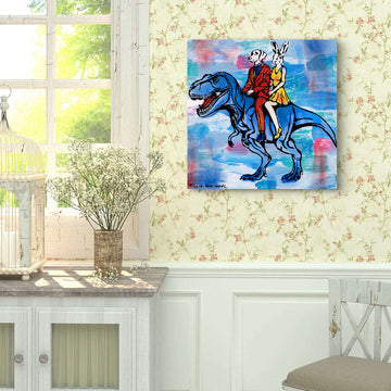 T-Rex Power (Original Painting)