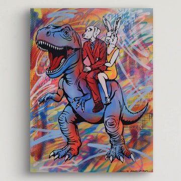 T-Rex Is Go (Original Painting)