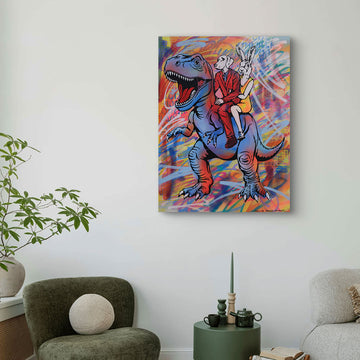 T-Rex Is Go (Original Painting)