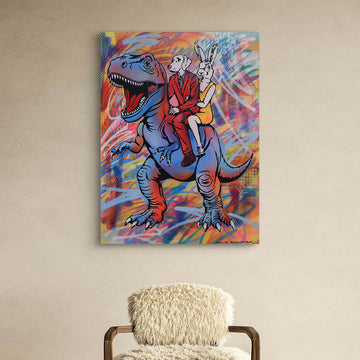 T-Rex Is Go (Original Painting)