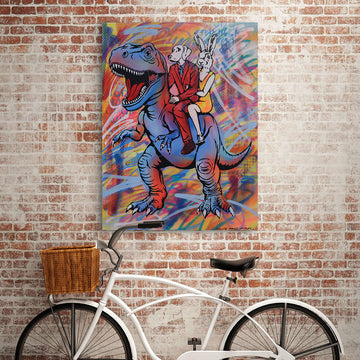 T-Rex Is Go (Original Painting)