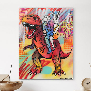 T-Rex is Back (Original Painting)